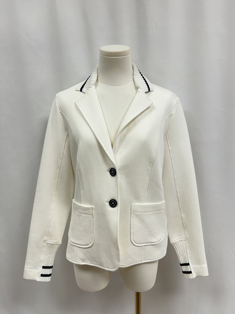 MarcCain White Stretch Blazer