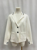 MarcCain White Stretch Blazer