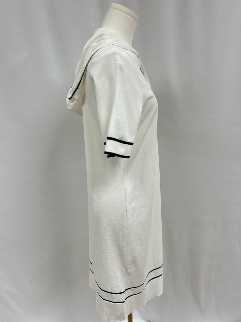 MarcCain White Hoodie Dress