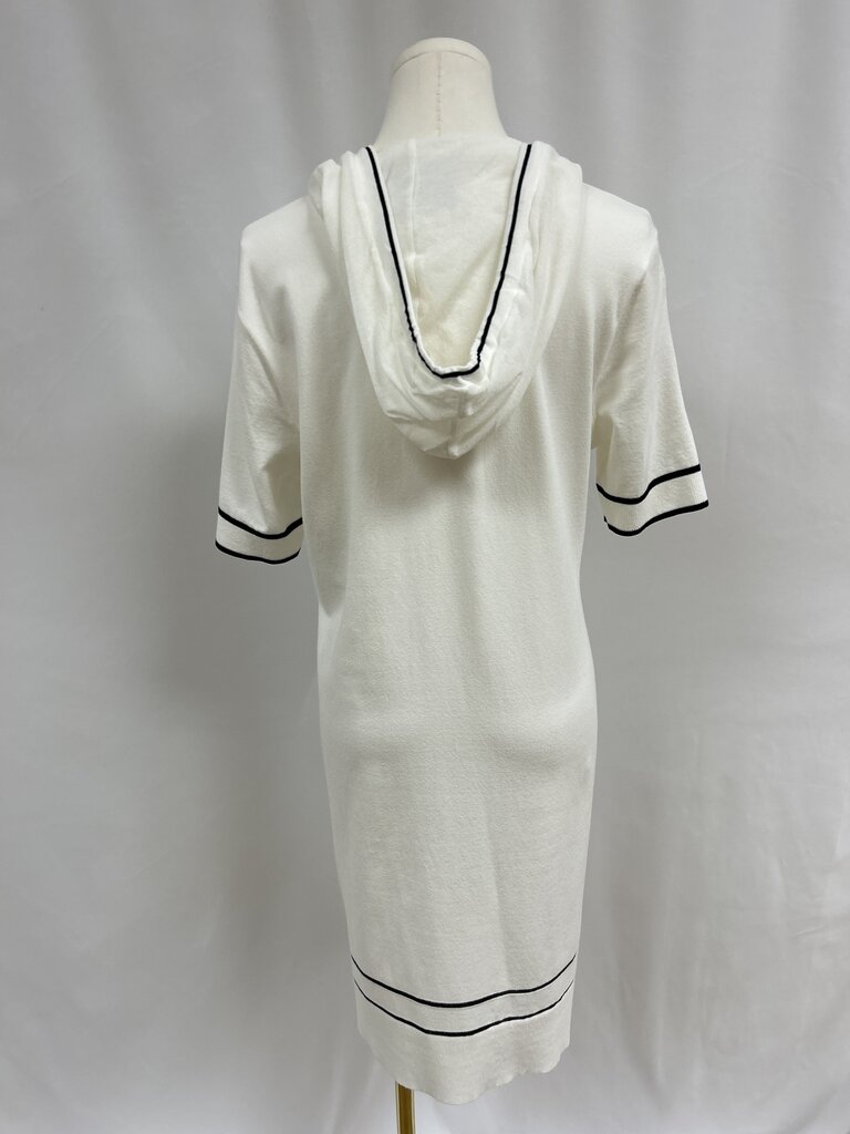 MarcCain White Hoodie Dress