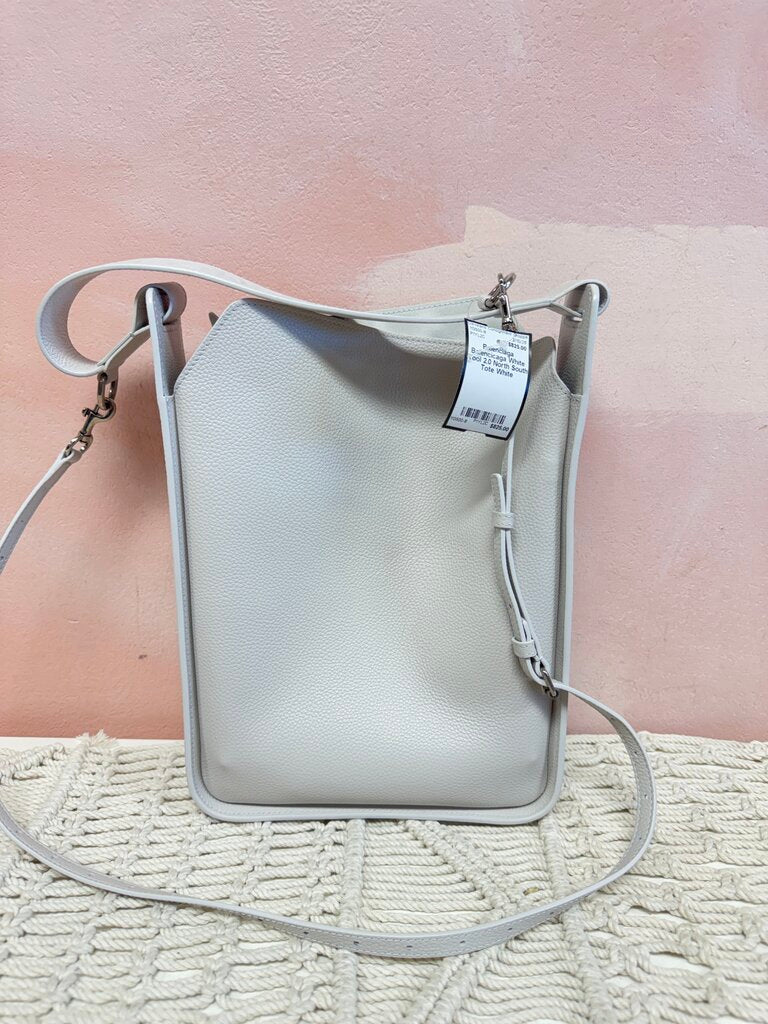 Balencicaga White Tool 2.0 North South Tote