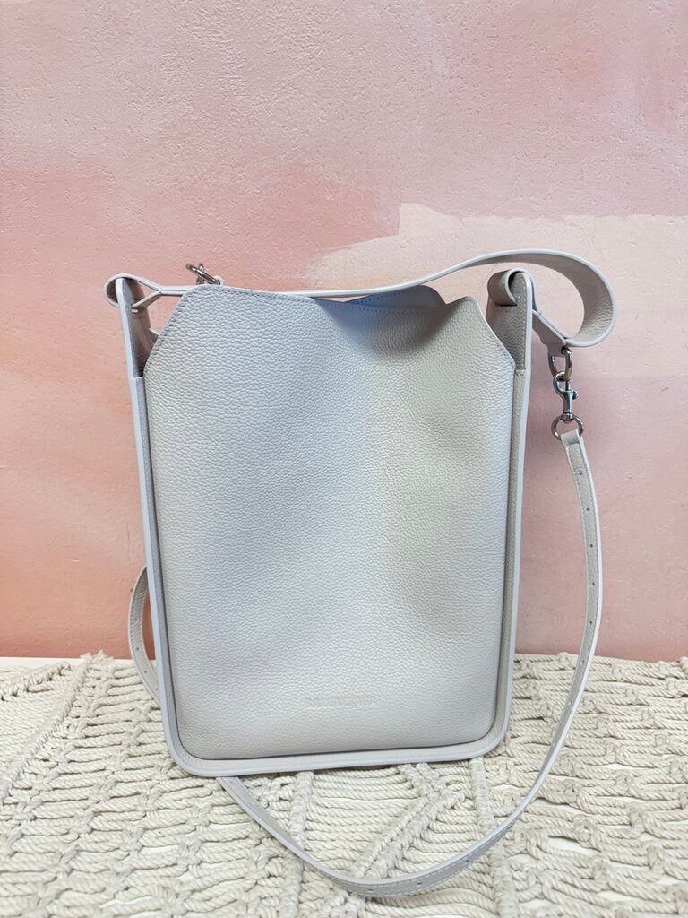 Balencicaga White Tool 2.0 North South Tote