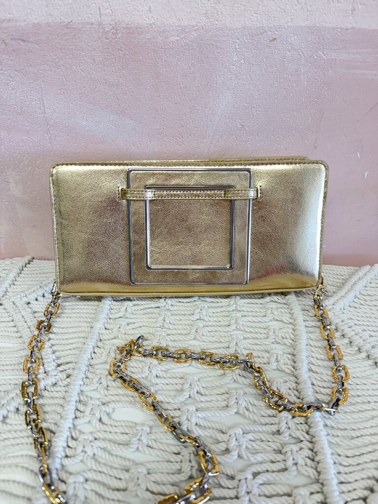 Staud Gold Clutch w/Dustbag
