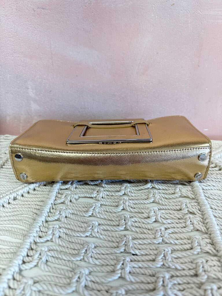 Staud Gold Clutch w/Dustbag