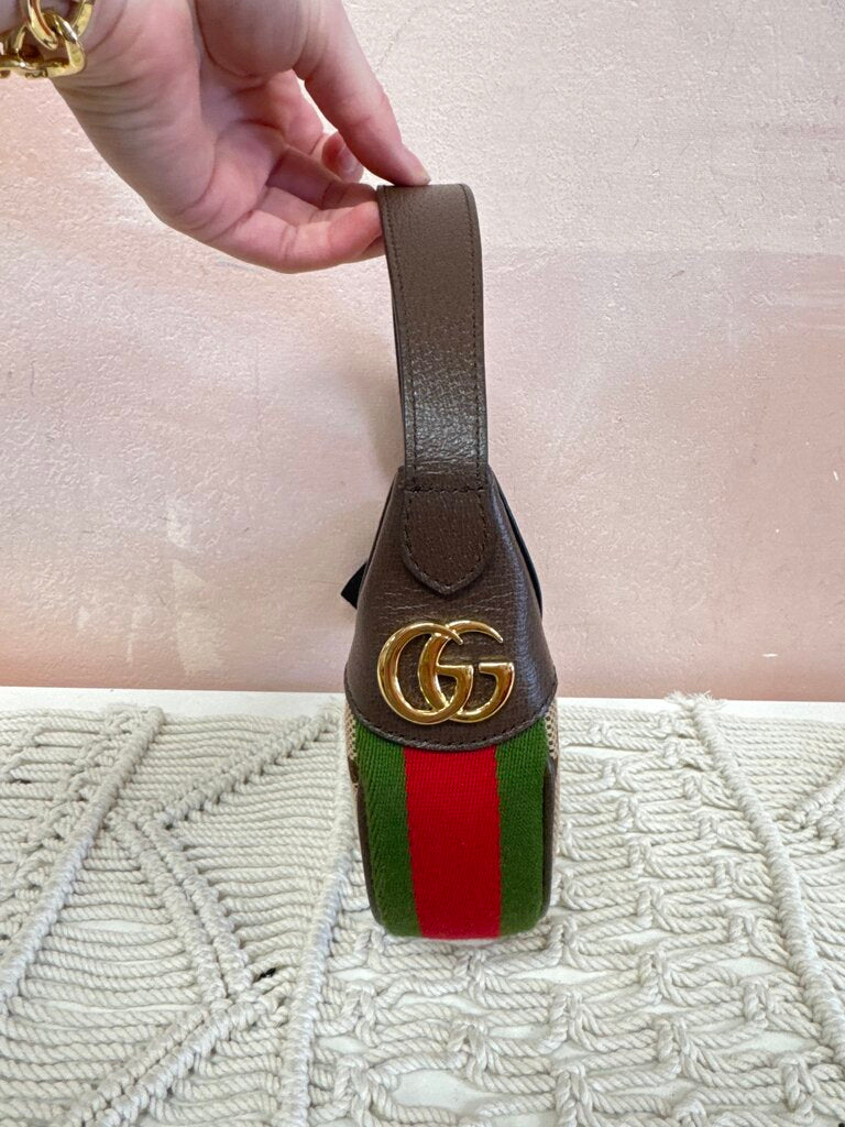 Gucci Ophidia Mini Jumbo GG Shoulder Bag w/Dustbag