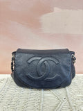 Chanel Black Timeless Half Moon Flap Bag '08-'09