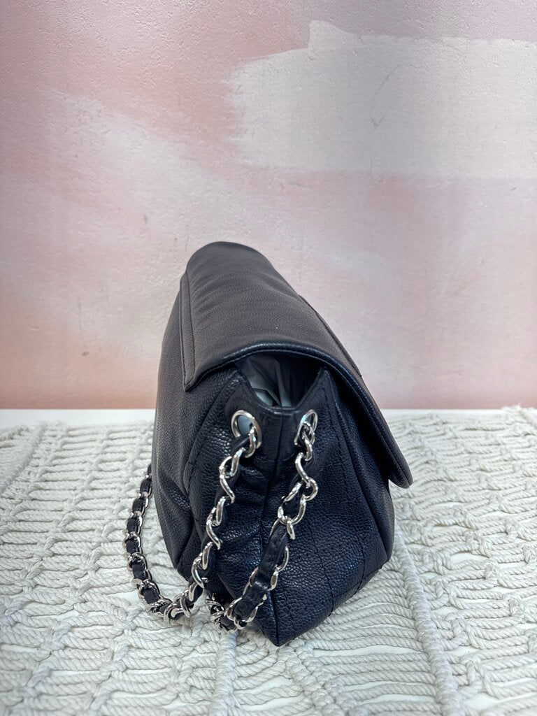 Chanel Black Timeless Half Moon Flap Bag '08-'09
