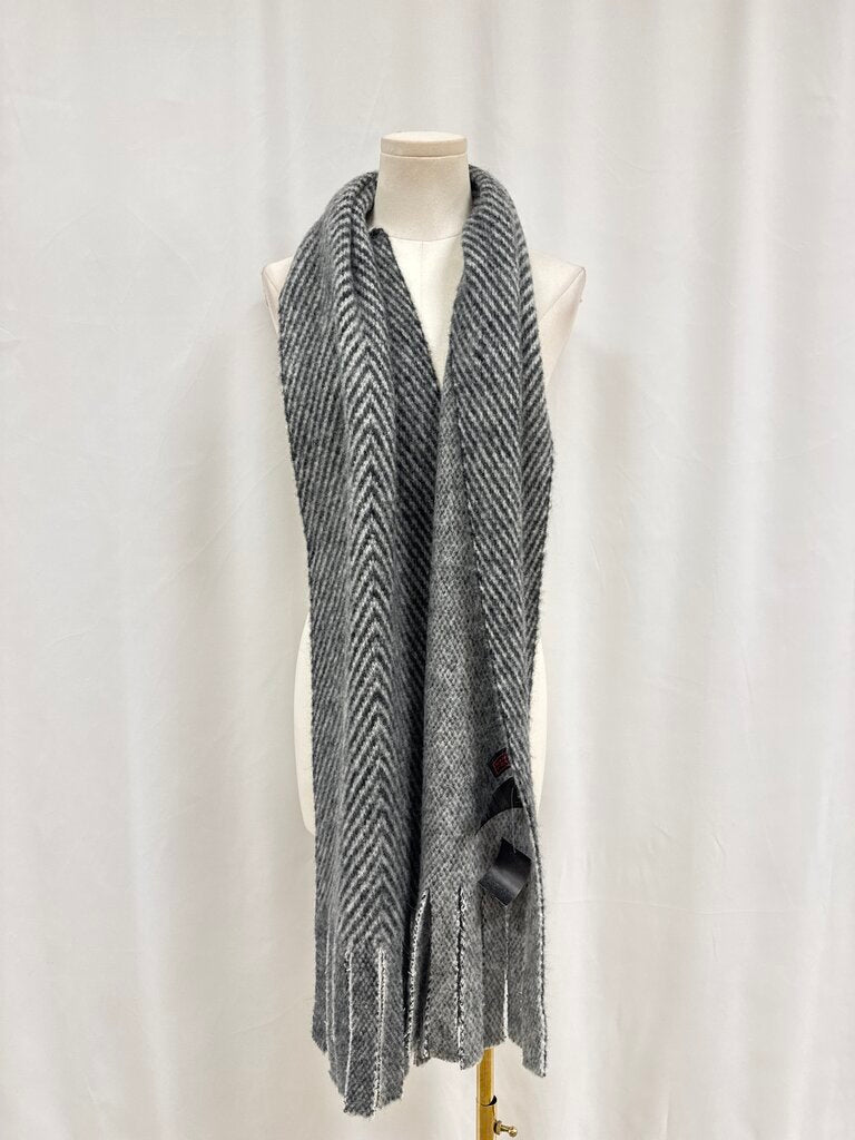 Stefanel Black and White Scarf