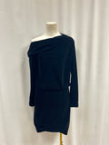 Theory Black Velvet Dress