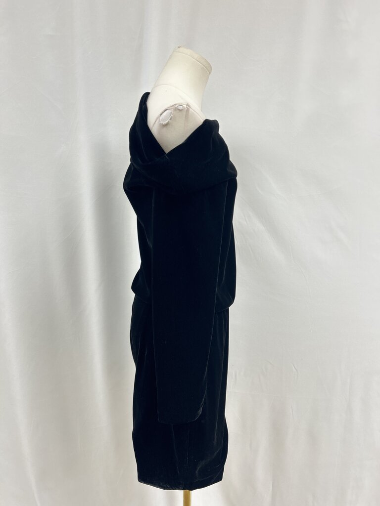 Theory Black Velvet Dress