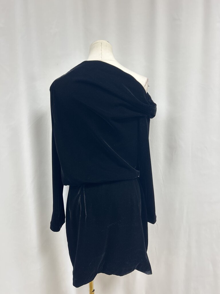 Theory Black Velvet Dress