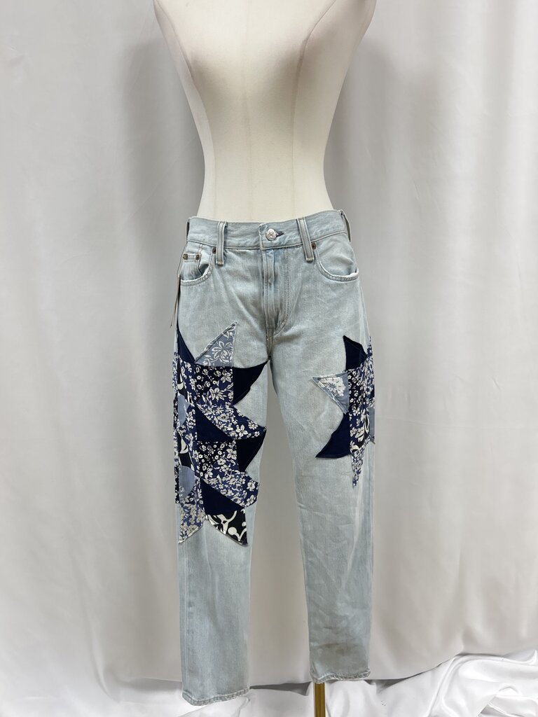 Ralph Lauren Blue Patchwork Jean NWT