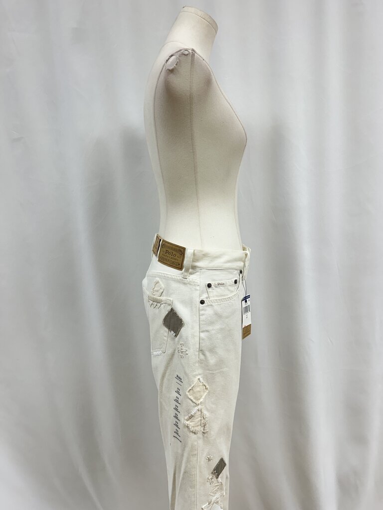 Ralph Lauren Cream Patchwork Jean NWT