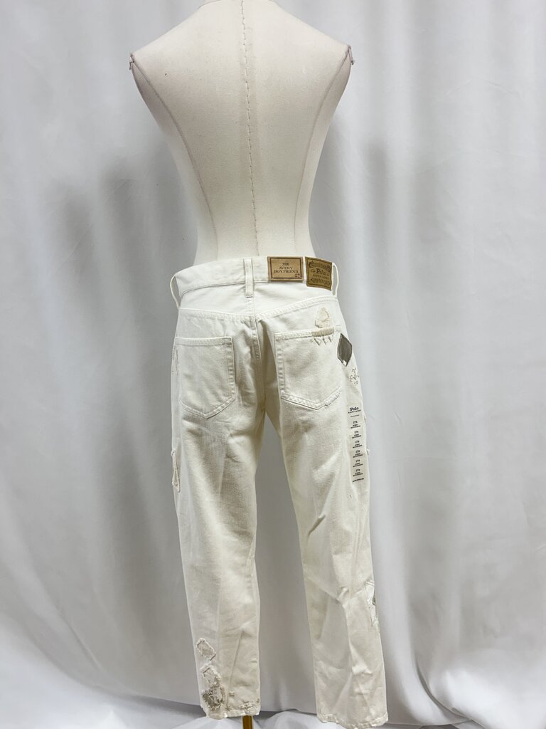 Ralph Lauren Cream Patchwork Jean NWT