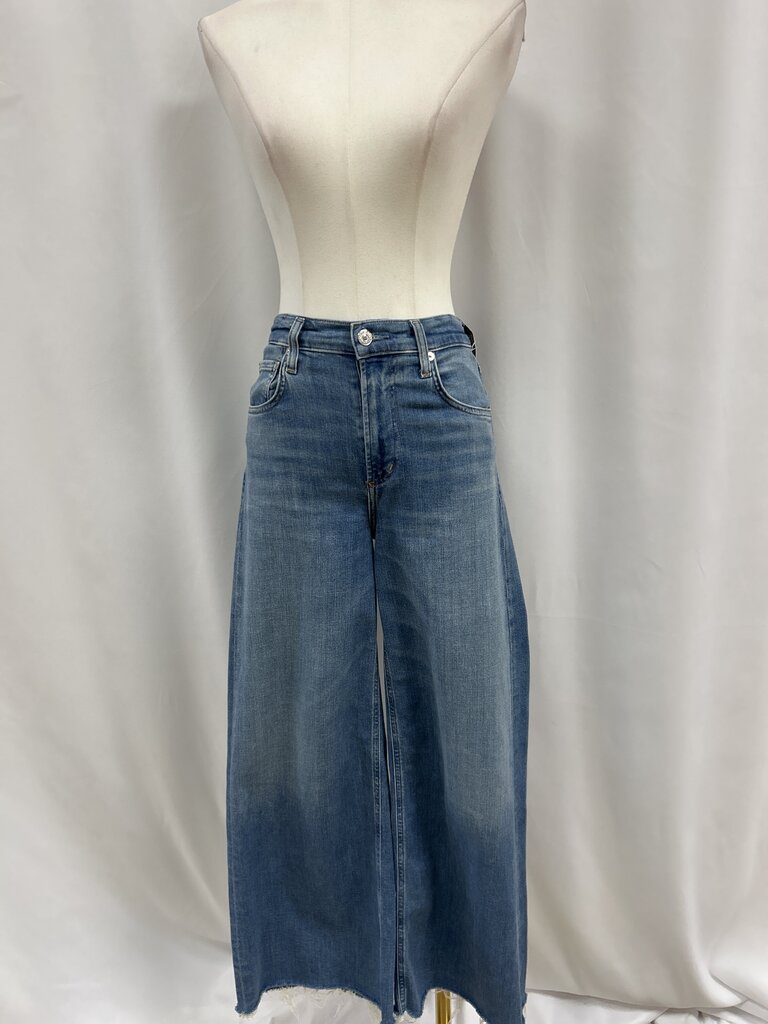 Citizens of Humanity Medium Wash Wide Leg Jean
