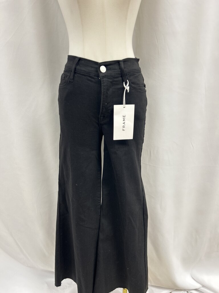 Frame Black Palazzo Jean NWT