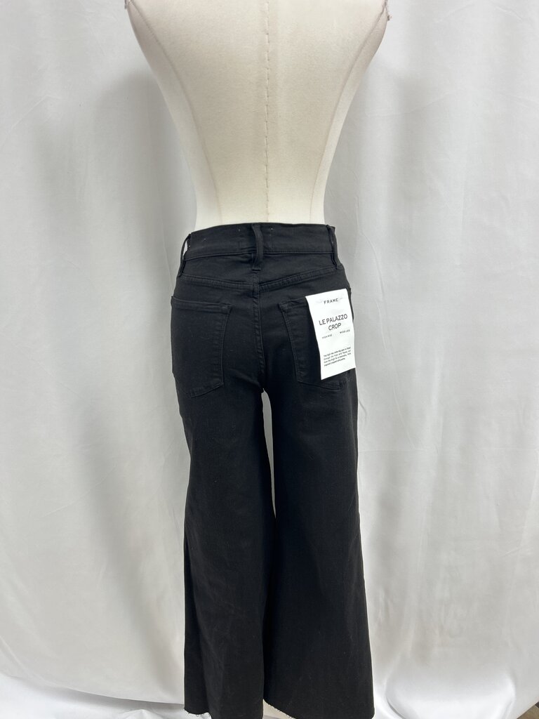 Frame Black Palazzo Jean NWT