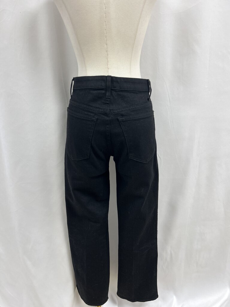 Khaite Black Straight Leg Jean