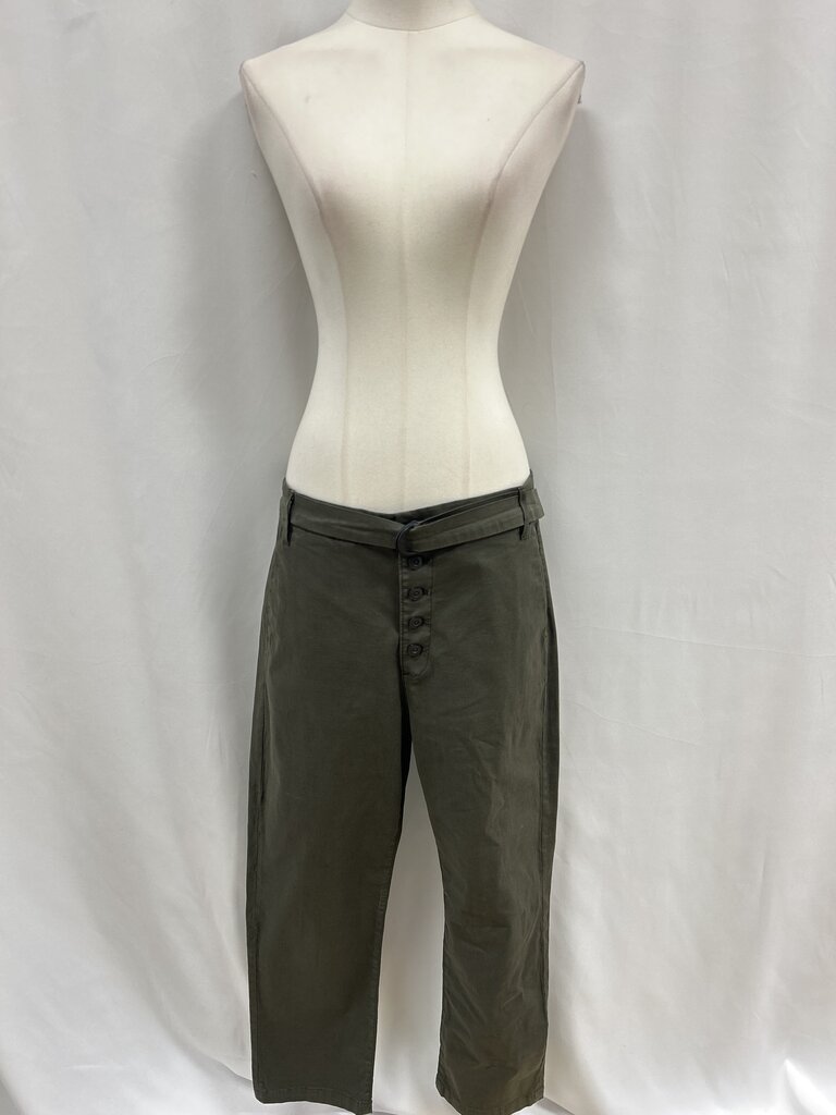 3x1 NYC Olive Belted Chino