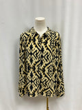 ba&sh Yellow Ikat Button Up