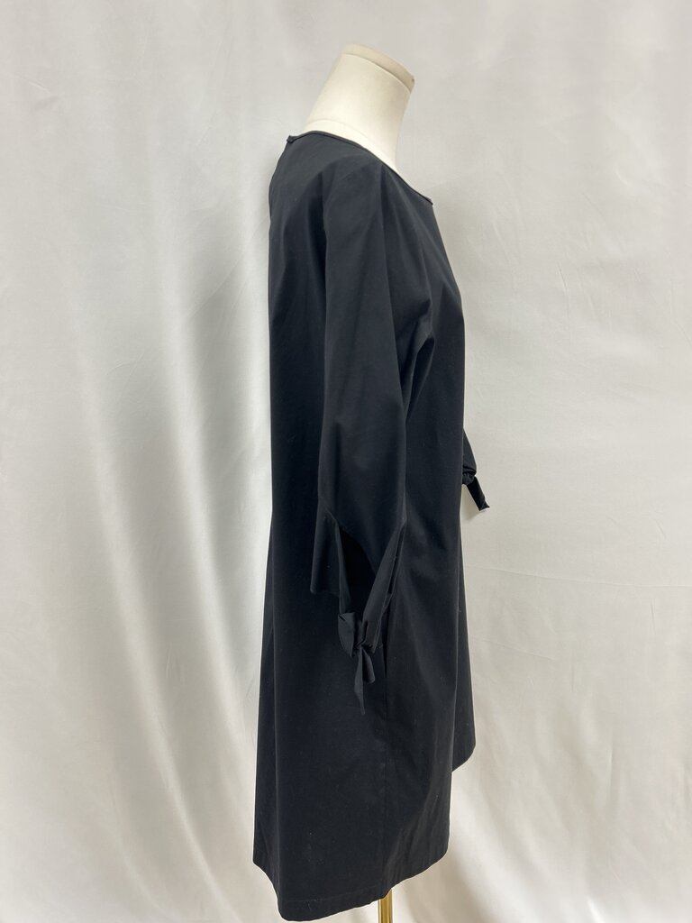 Lafayette 148 Black Tie Sleeve Dress