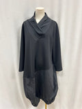 Naya Black Cowl Neck Dress