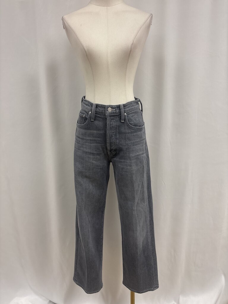 Mother Grey Wide Leg Jean