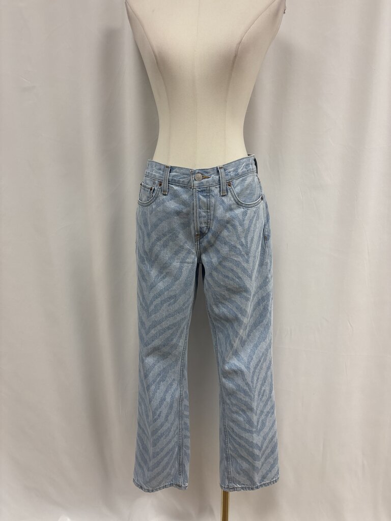 Re/Done Blue Zebra Jean