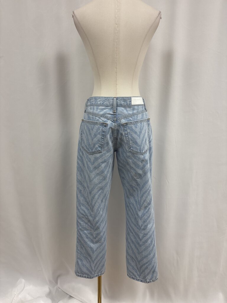 Re/Done Blue Zebra Jean