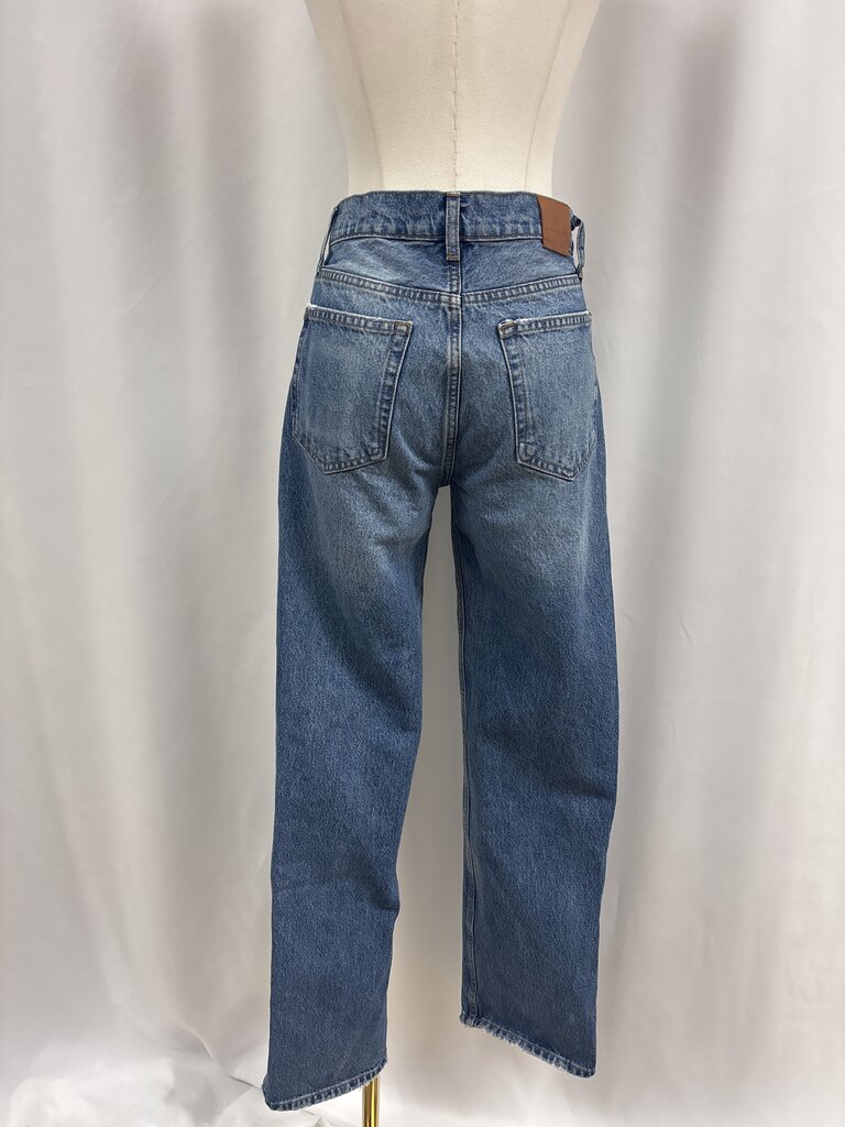 Anine Bing Blue Straight Leg Jean