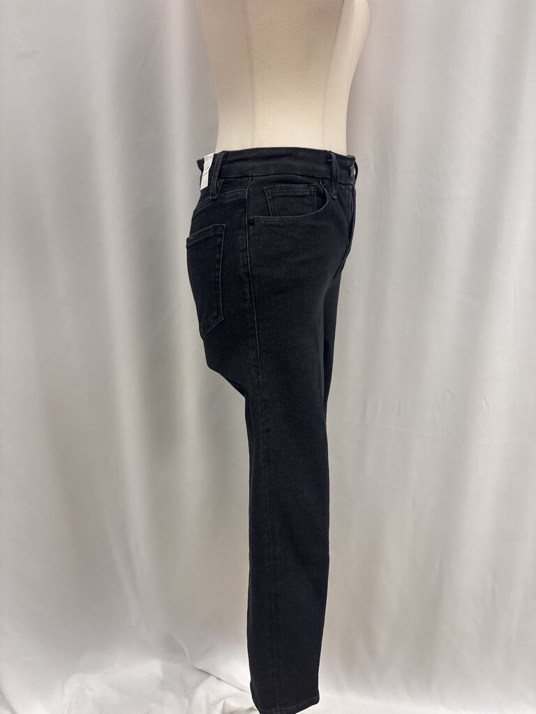 Good American Black Straight Leg Jean