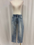 Moussy Vintage Blue Distressed Jean