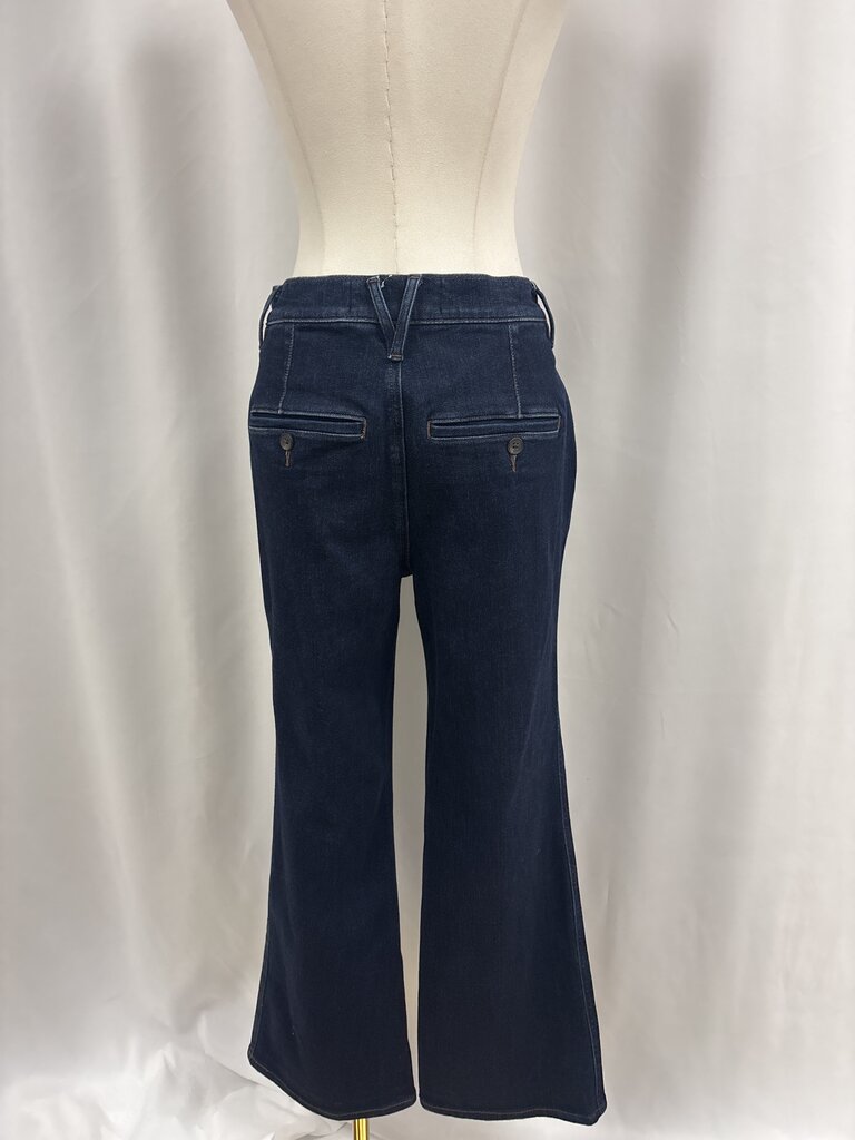 Veronica Beard Dark Wash Wide Leg Jean