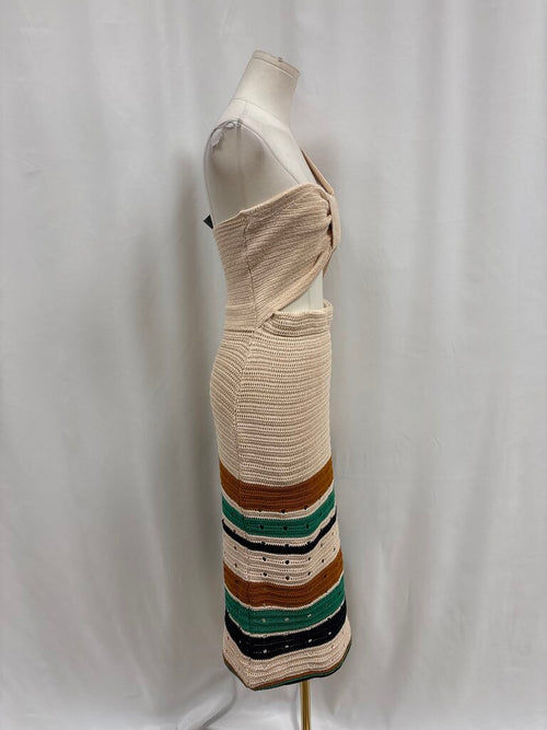 A.L.C. Blush Knit Cut Out Tank Dress