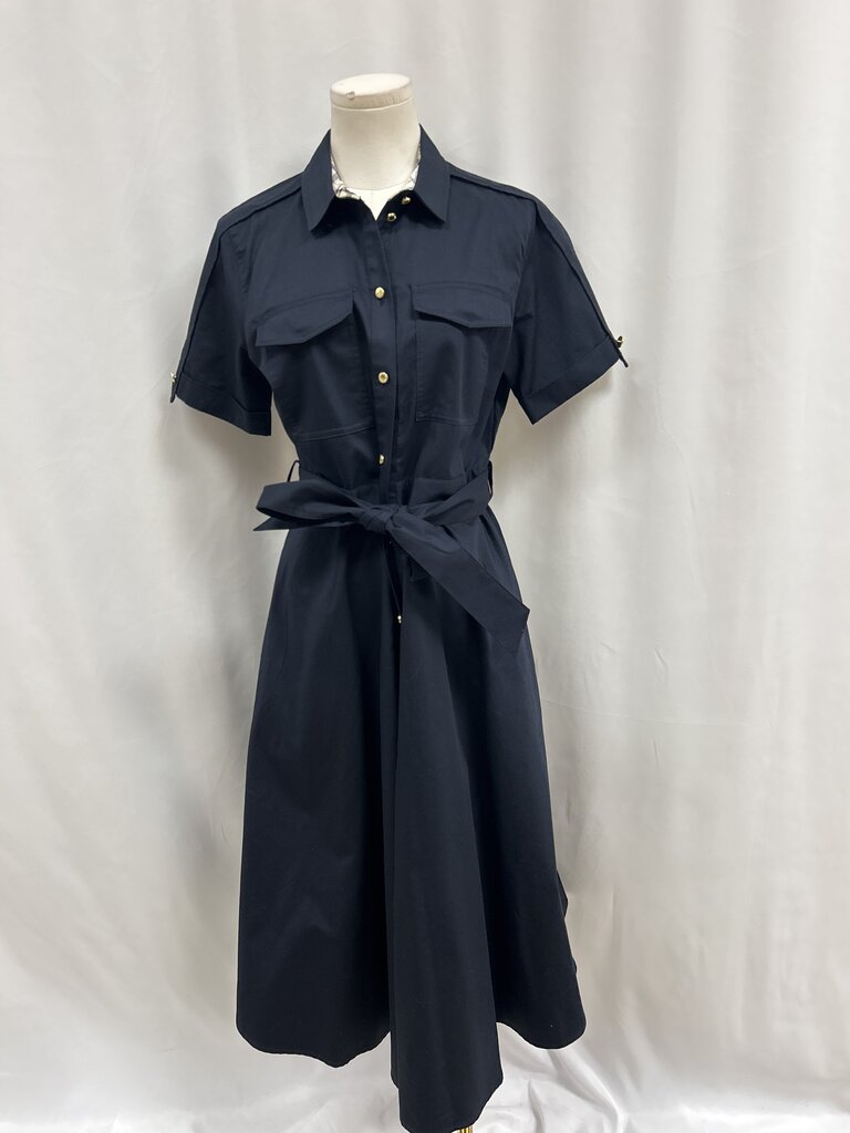 Barbour Navy Shirt Dress NWT