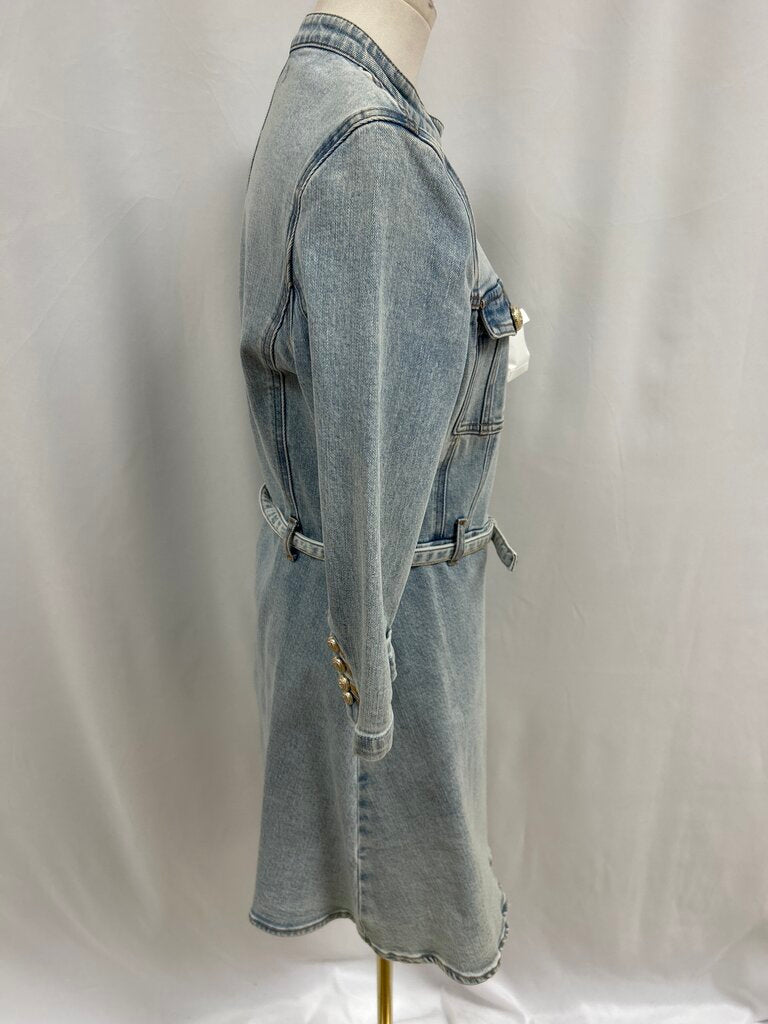 Generation Love Denim Belted Dress