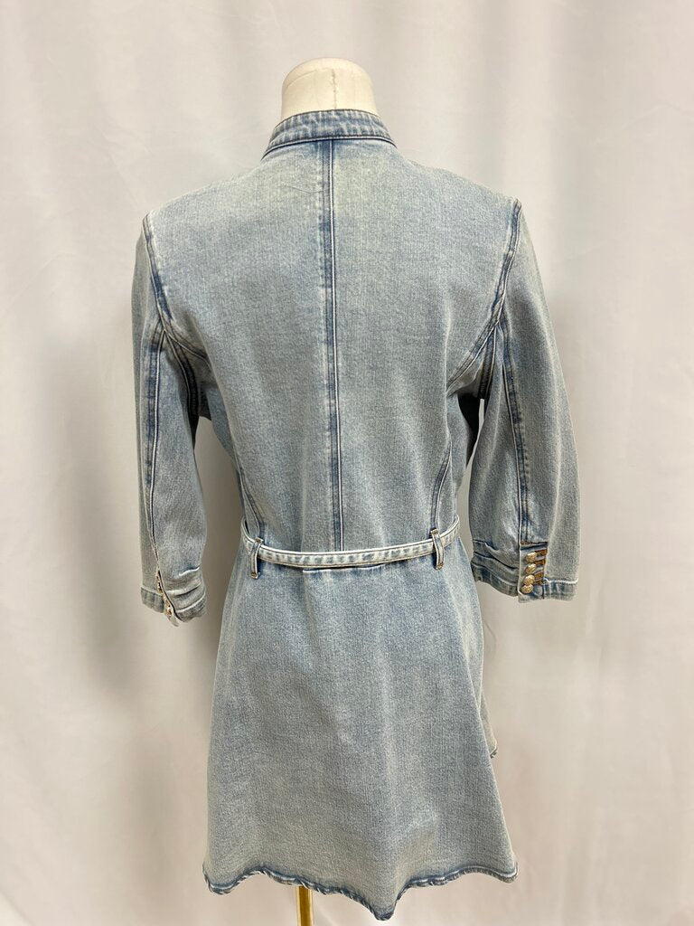 Generation Love Denim Belted Dress