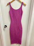 Skims x Fendi Fuchsia Knit Tank Dress