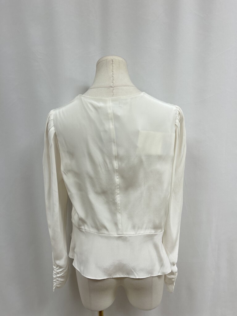 Frame Ivory Peplum Blouse NWT