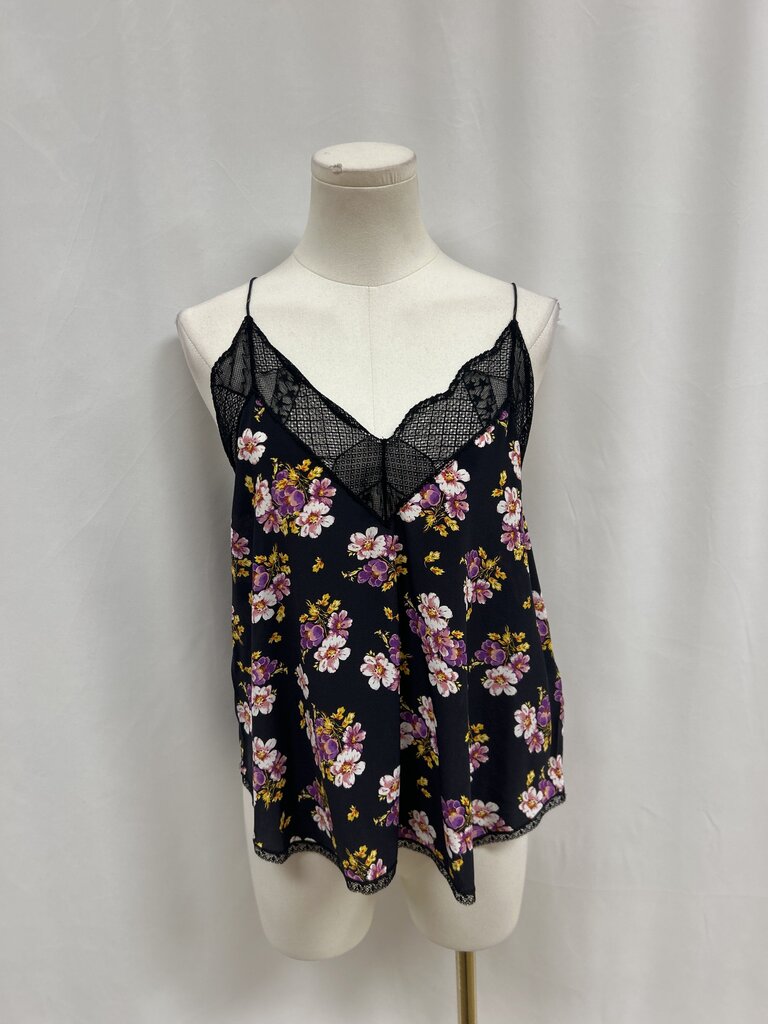 Zadig & Voltaire Black Floral Cami