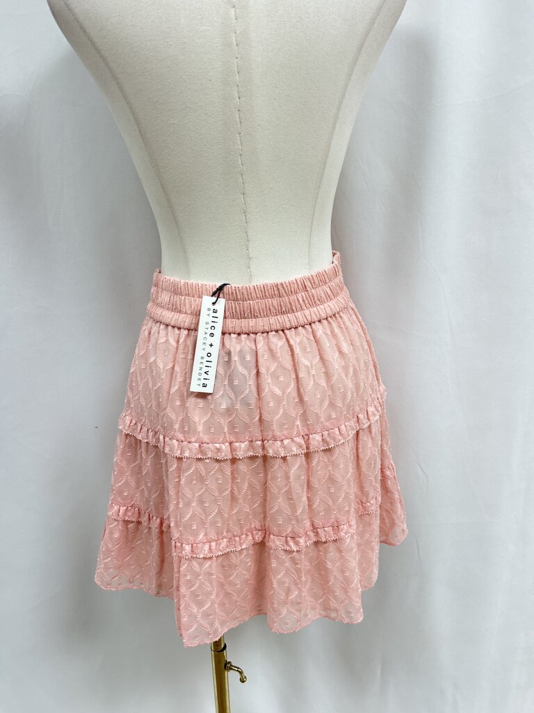 alice + olivia Petal Pink Mini Skirt NWT