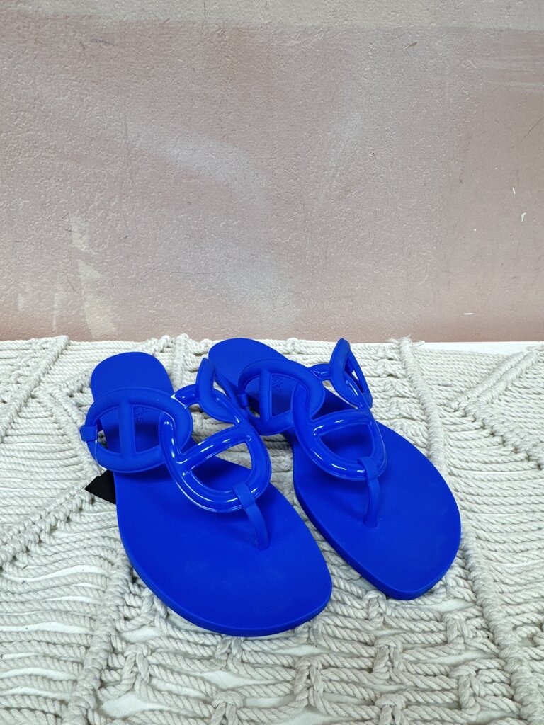 Hermes Bleu Outremer Egerie Chaine d'Ancre Sandal