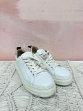 Chloe White Scallop Sneaker