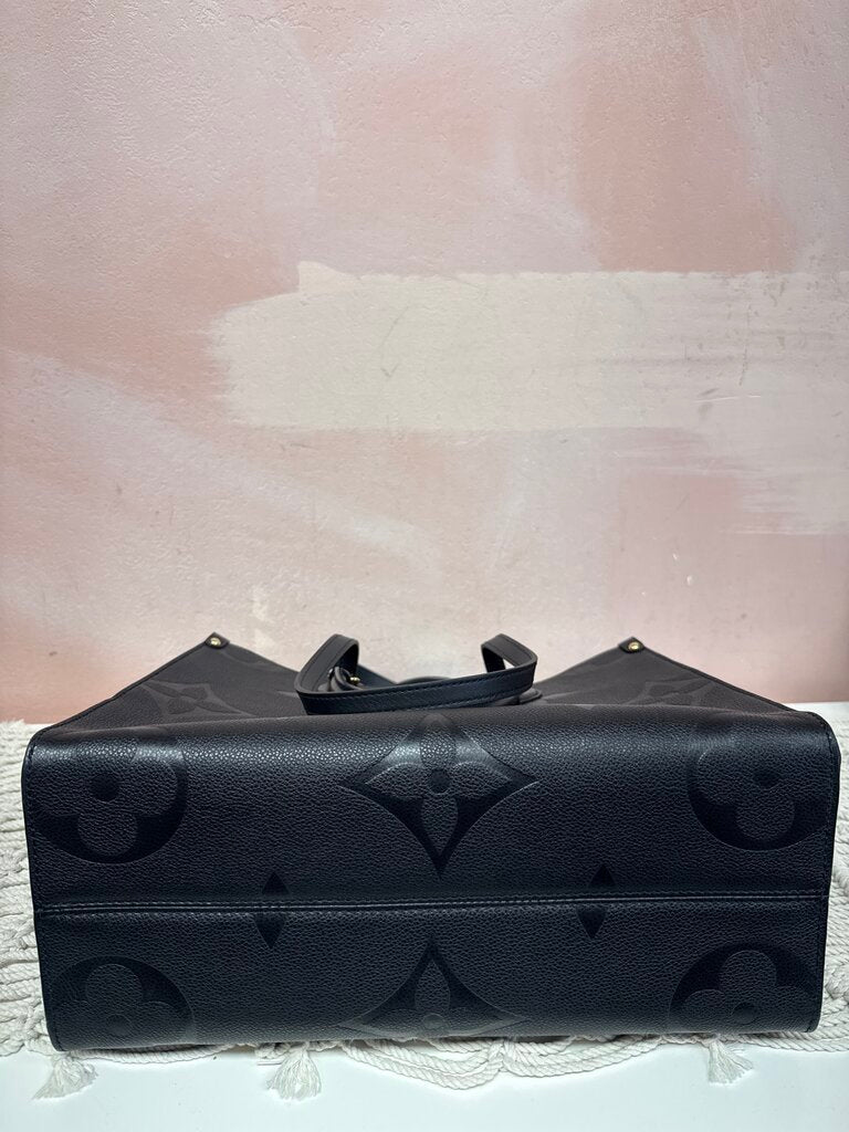 Louis Vuitton Black Monogram Empreinte Onthego Tote '25 (In Stores Now $3550)