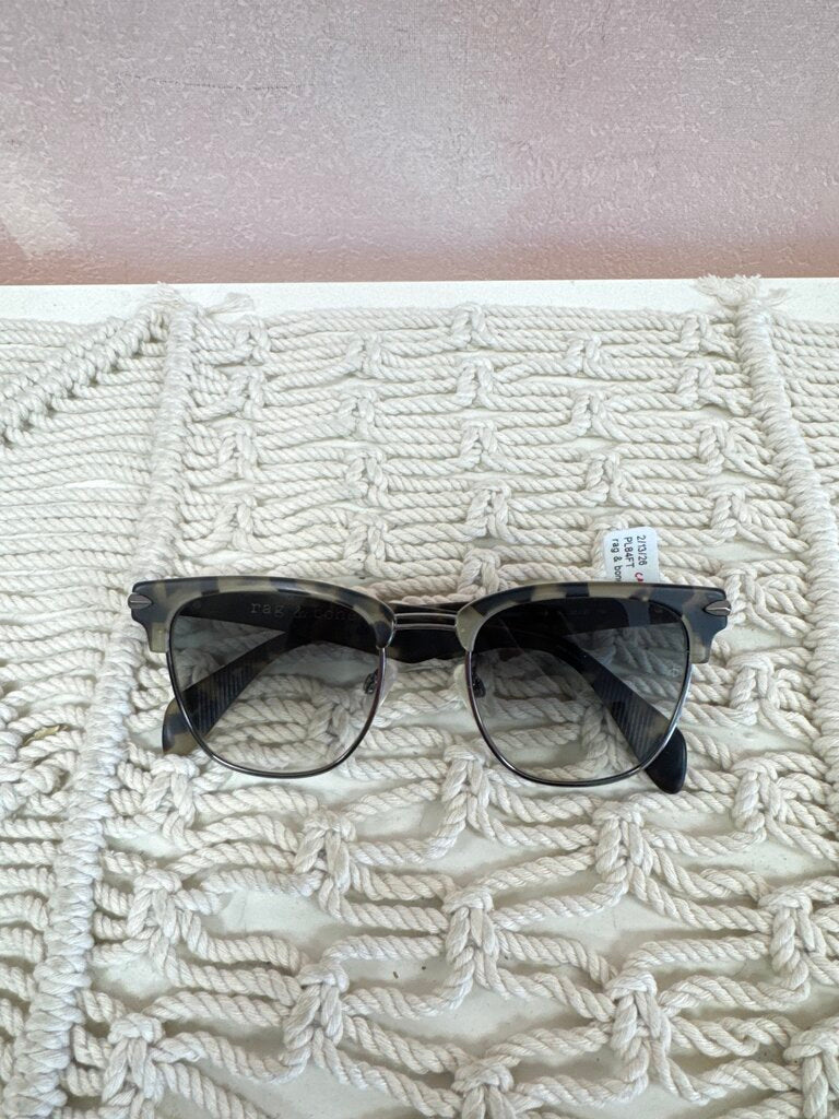 rag & bone Tortoise Sunglasses w/Case