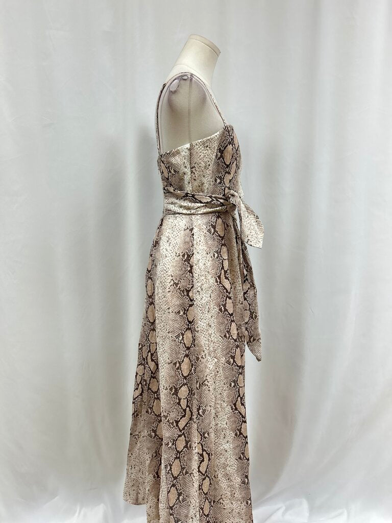 Zimmermann Snake Print Cut Out Dress NWT