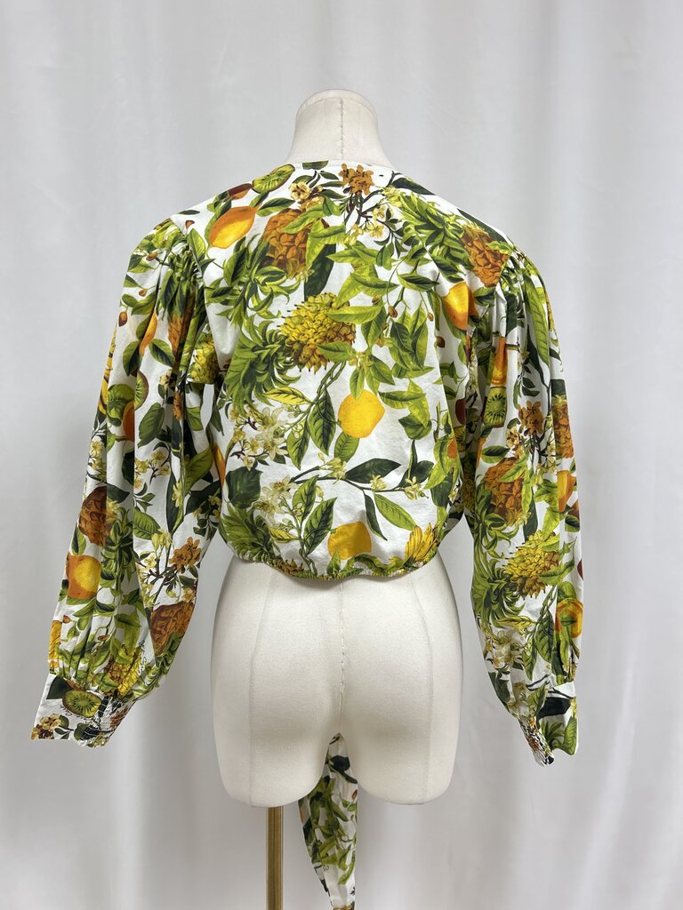 Cara Cara White Lemon Wrap Top