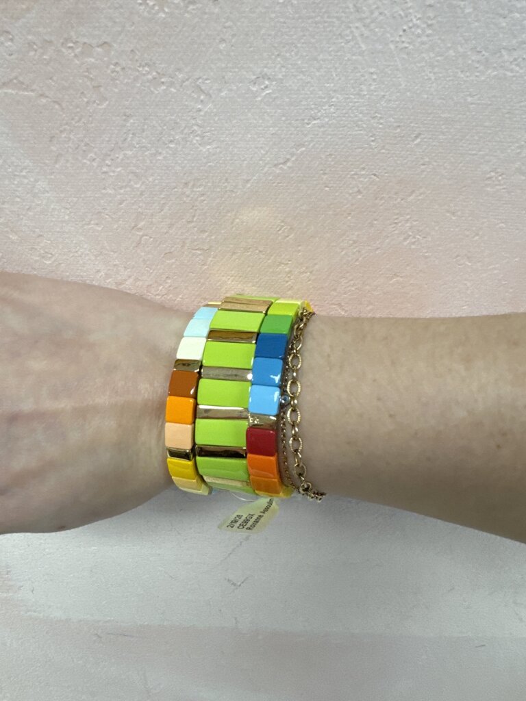 Roxanne Assoulin Multi Enamel Bead Bracelet Set of 3