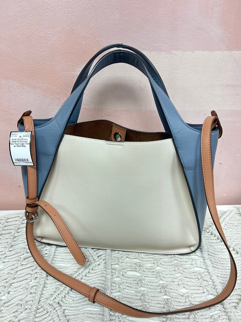 Stella McCartney Two Toen Logo Tote w/ Dust Bag