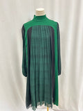 Lanvin Green Chiffon Dress